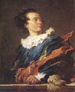 Jean Honore Fragonard Fantastic Figure Portrait of the Abbe de Saint-Non (mk05) oil painting